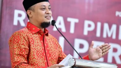 Gubernur Andi Sudirman Hadiri Rapat Pimpinan PDI-Perjuangan Sulsel