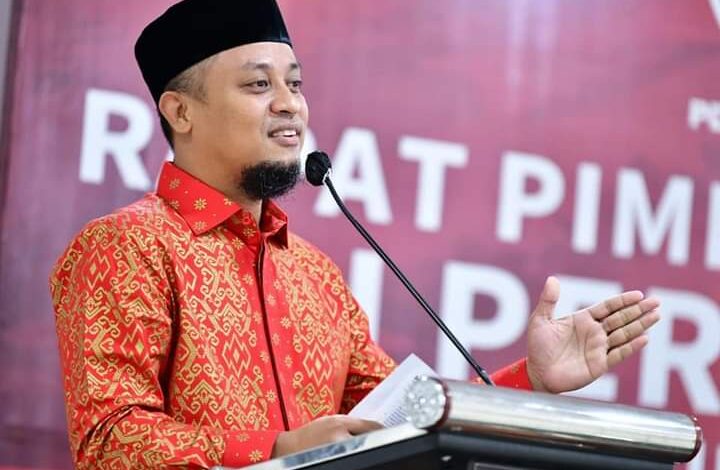 Gubernur Andi Sudirman Hadiri Rapat Pimpinan PDI-Perjuangan Sulsel