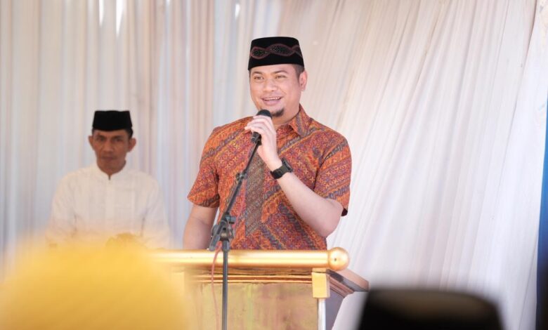 Peletakan Batu Pertama Pembangunan Masjid Nur Hasan, Bupati Gowa Bukti Kualitas Ketakwaan