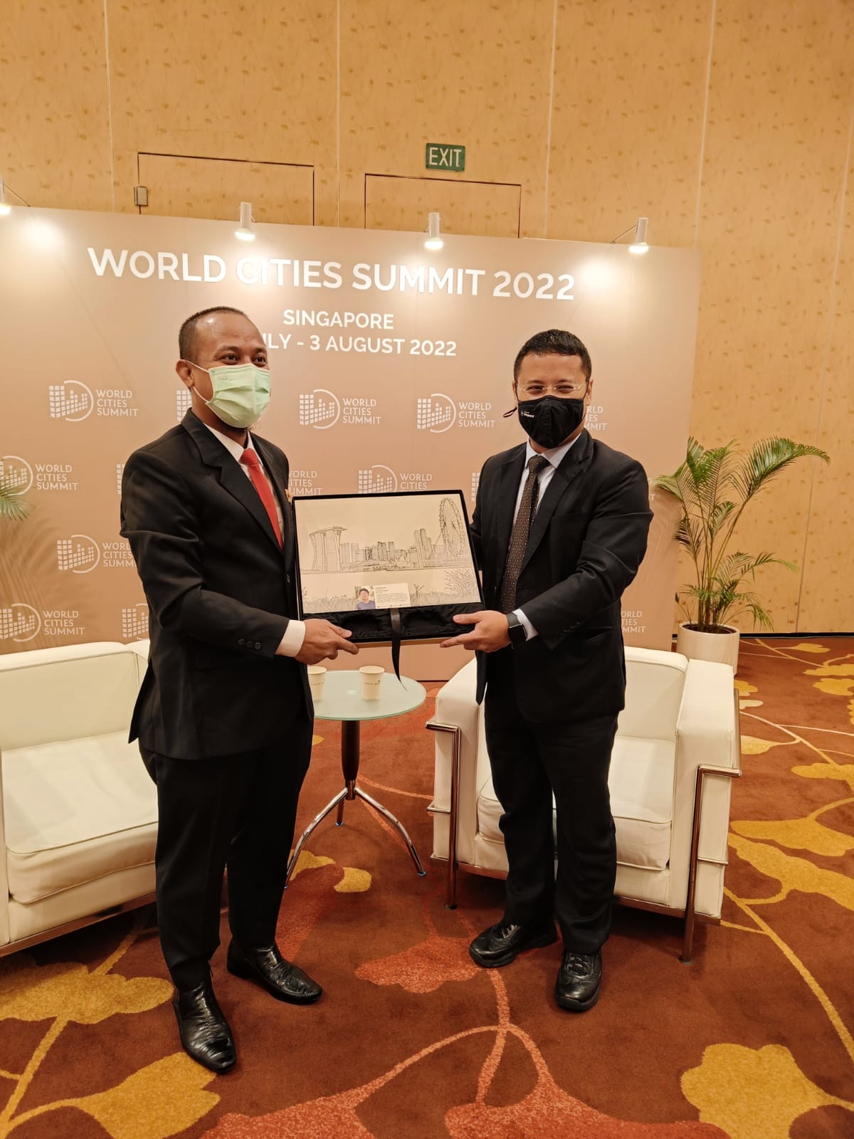Gubernur Andi Sudirman Hadiri World Cities Summit (WCS) 2022