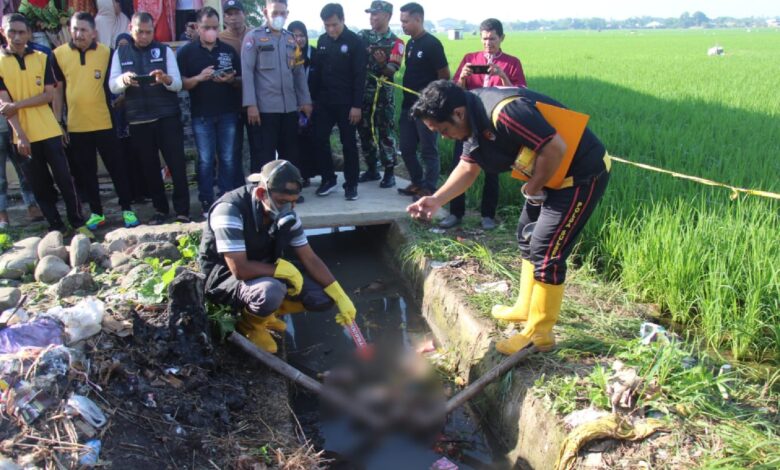Warga Gowa Digegerkan Penemuan Jasad Bayi Disaluran Irigasi
