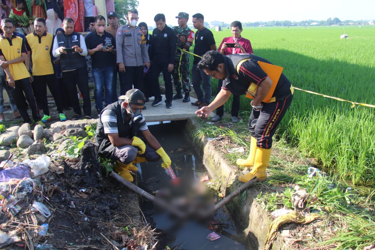 Warga Gowa Digegerkan Penemuan Jasad Bayi Disaluran Irigasi