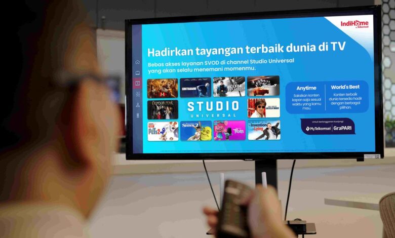 Studio Universal di IndiHome TV_1a-1b: Pelanggan IndiHome TV kini dapat menikmati ragam konten Studio Universal di channel 600 dan video-on-demand section IndiHome TV