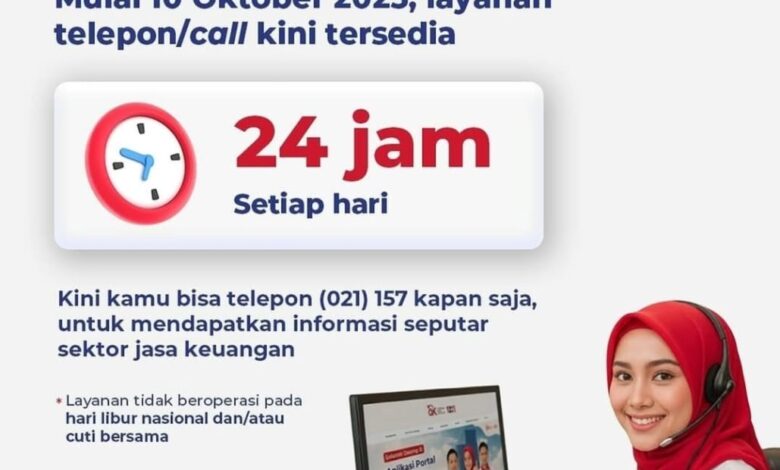 layanan call ojk 24 jam