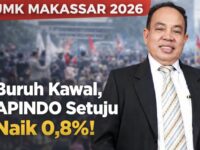 Ketua APINDO Sulsel Suhardi menanggapi penetapan UMK Makassar 2026, buruh siap mengawal proses