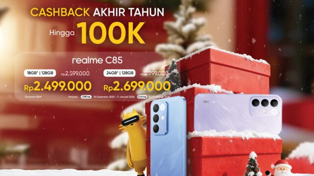 realme C85 Hadirkan Cashback Rp100.000 untuk Smartphone Tangguh Berdaya Besar